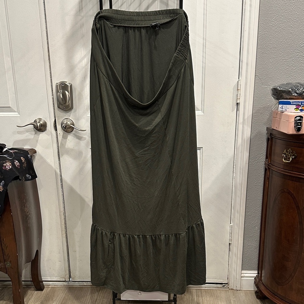 Torrid Elegant Olive Green Women's Skirt plus size 4X